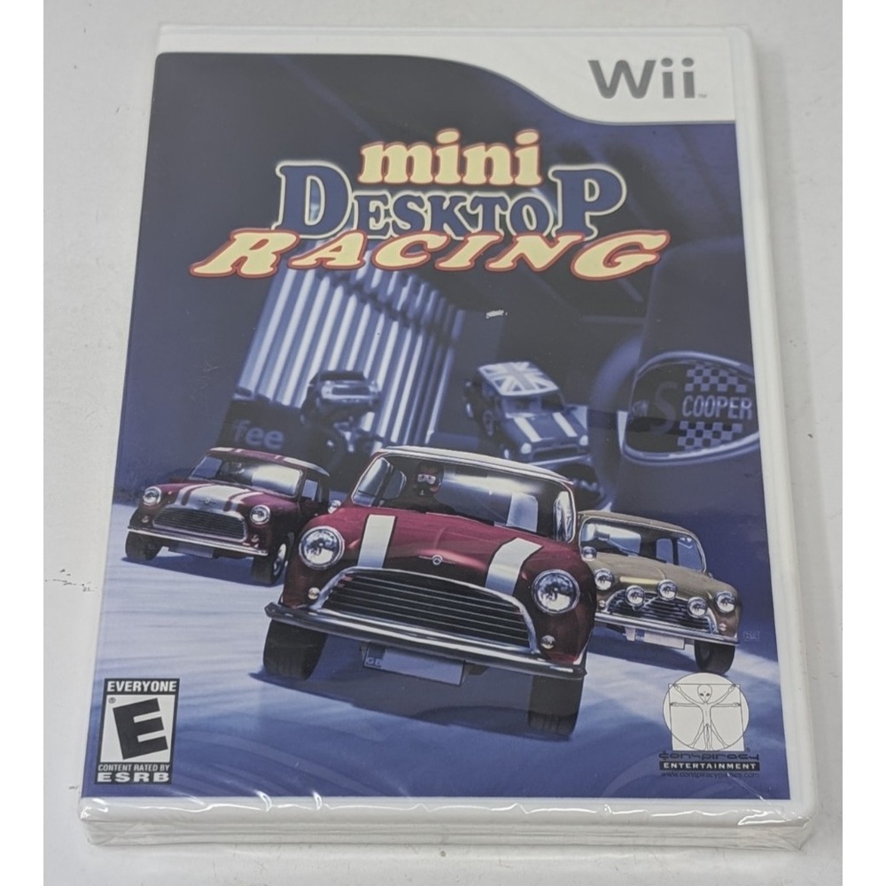 Mini‎ Desktop Racing Nintendo Wii Game NEW FACTORY SEALED CIB COMPLETE UNOPENED